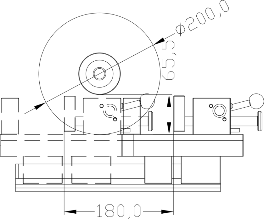平臺進給切割過程